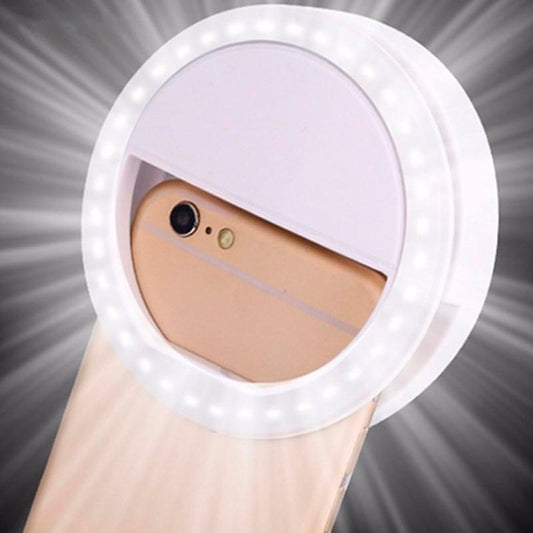 Ring Light Selfie Para Celular Três Potências Anel De Luz BRANCO