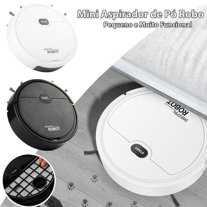 Robô Aspirador Inteligente Automático Com Vassoura e Pano